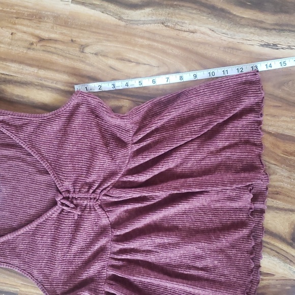 Maurice brownish red color sleeveless top size - Picture 7 of 9